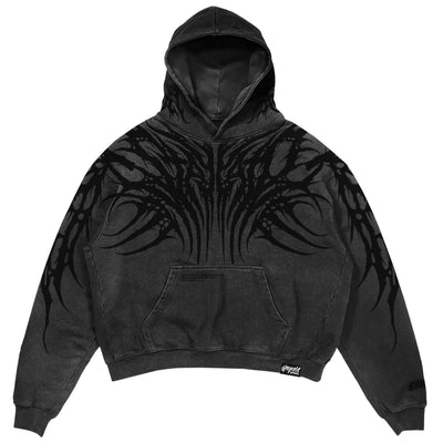 Necroblade (dark grey) - Heavy Oversized Hoodie