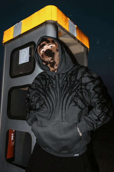 Necroblade (dark grey) - Heavy Oversized Hoodie