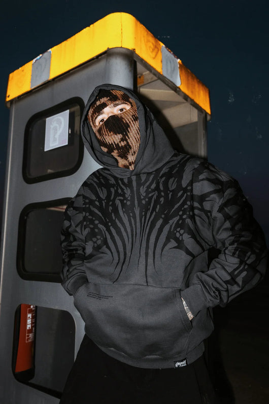 Necroblade (dark grey) - Heavy Oversized Hoodie